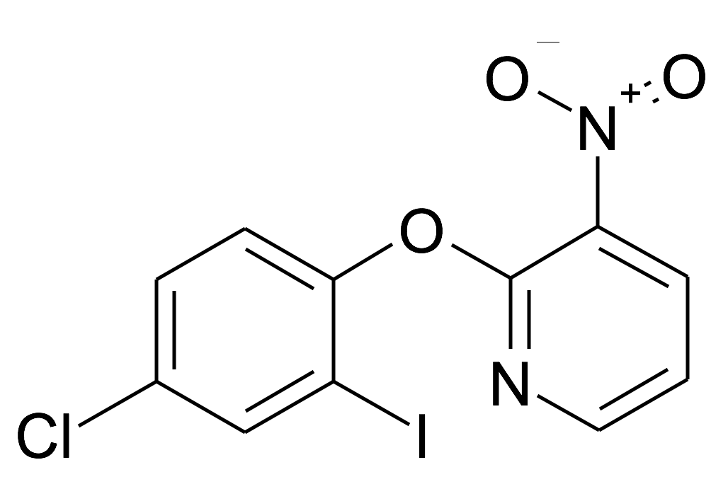 2-(4-Chloro-2-iodo-phenoxy)-3-nitro-pyridine