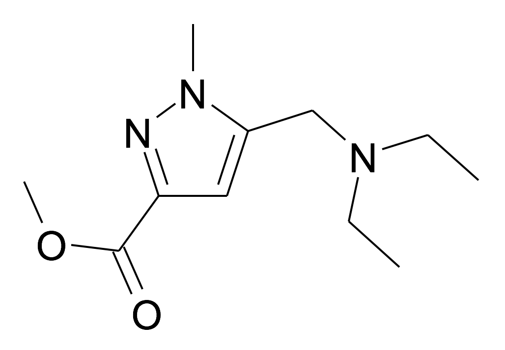5-Diethylaminomethyl-1-methyl-1H-pyrazole-3-carboxylic acid methyl ester