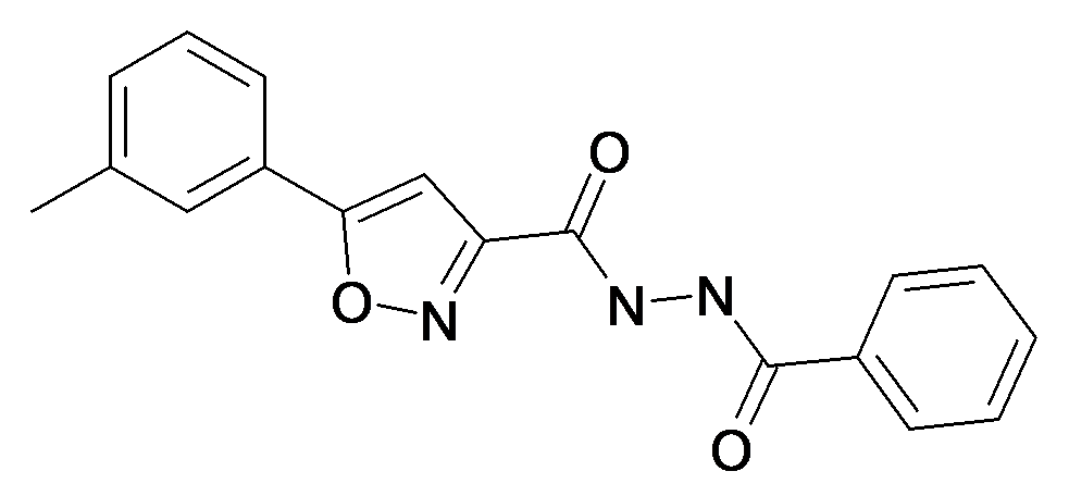 Benzoic acid N'-(5-m-tolyl-isoxazole-3-carbonyl)-hydrazide