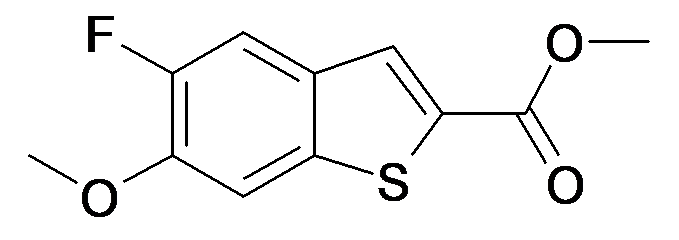 5-Fluoro-6-methoxy-benzo[b]thiophene-2-carboxylic acid methyl ester
