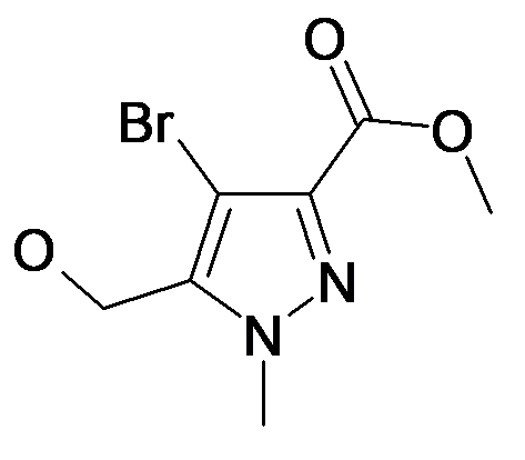 4-Bromo-5-hydroxymethyl-1-methyl-1H-pyrazole-3-carboxylic acid methyl ester