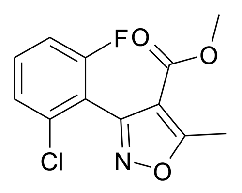 3-(2-Chloro-6-fluoro-phenyl)-5-methyl-isoxazole-4-carboxylic acid methyl ester