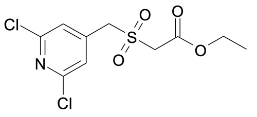(2,6-Dichloro-pyridin-4-ylmethanesulfonyl)-acetic acid ethyl ester