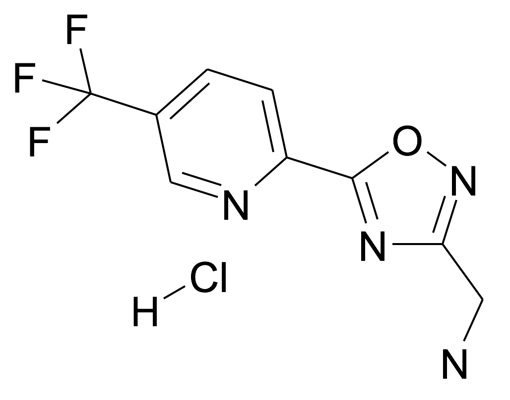 C-[5-(5-Trifluoromethyl-pyridin-2-yl)-[1,2,4]oxadiazol-3-yl]-methylamine; hydrochloride