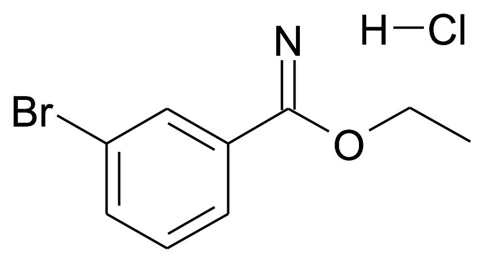 3-Bromo-benzimidic acid ethyl ester; hydrochloride