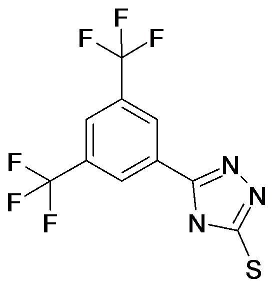 5-(3,5-Bis-trifluoromethyl-phenyl)-4H-[1,2,4]triazole-3-thiol