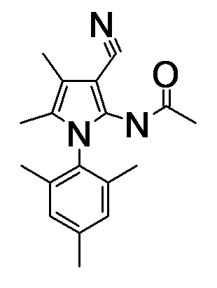 N-[3-Cyano-4,5-dimethyl-1-(2,4,6-trimethyl-phenyl)-1H-pyrrol-2-yl]-acetamide