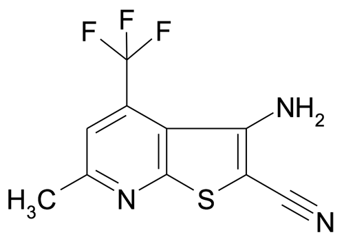 3-Amino-6-methyl-4-(trifluoromethyl)thieno[2,3-b]pyridine-2-carbonitrile