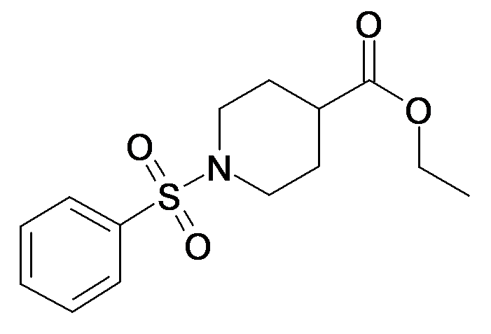 1-Benzenesulfonyl-piperidine-4-carboxylic acid ethyl ester