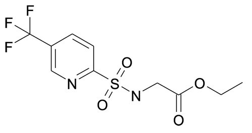 (5-Trifluoromethyl-pyridine-2-sulfonylamino)-acetic acid ethyl ester