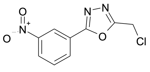 2-Chloromethyl-5-(3-nitro-phenyl)-[1,3,4]oxadiazole